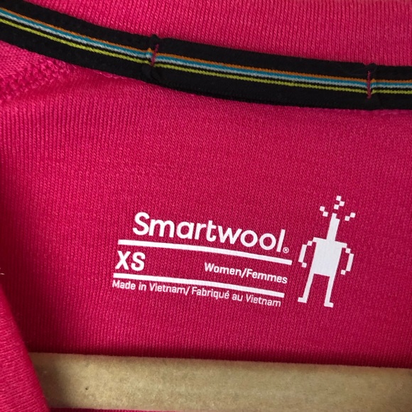 NWOT Smartwool | Women's Classic Thermal Merino Base Layer Crew - Pink | XS - Picture 7 of 9